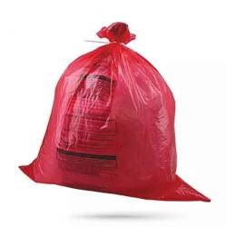 Пакеты для сбора, хранения и удаления  отходов класса "В", размер 500*600 мм., цвет красный.