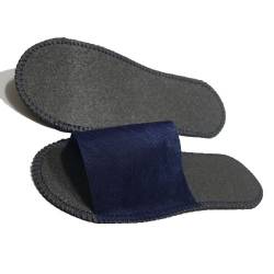 Тапочки на жесткой подошве СИНИЙ Стандарт ЛАЙТ (25 пар)