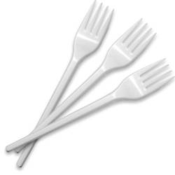 Вилка столов., 160мм, бел., ПС (уп. 100 шт.)