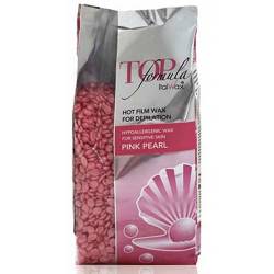 Воск горячий (пленочный) ITALWAX Top Formula Coral (Розовый жемчуг) гранулы 750гр