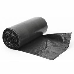 Мешок д/мусора 120л (50+20)x110см 40мкм черный ПВД 10 шт/уп.