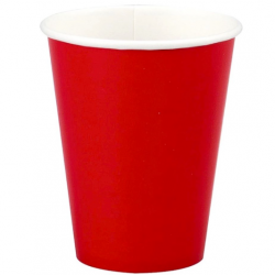 Стакан ГН 250 мл. КРАСНЫЙ (уп. 50 шт.)