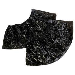 Бахилы п/эт. Экстра 70 МКМ черные  100 шт (50 пар)